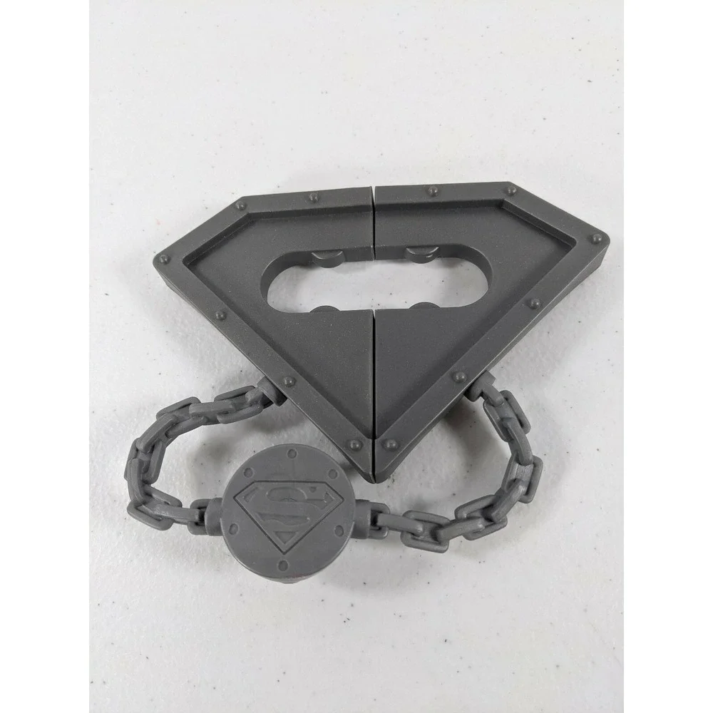 Superman Figuring Lot of 4 and accessories Kids Superman Belt Buckle
